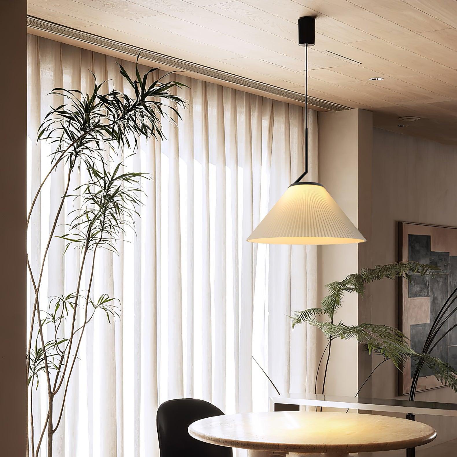 Pleated Skirt Pendant Light - Lumpaz