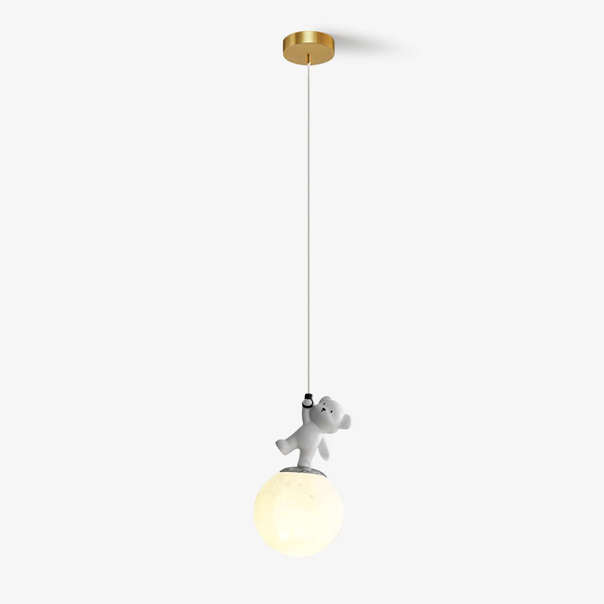 Animal And Moon Pendant Light - Lumpaz