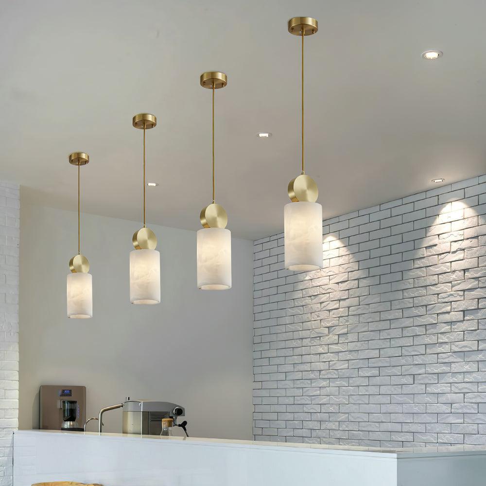 Etruscan Aabaster Pendant Light - Lumpaz