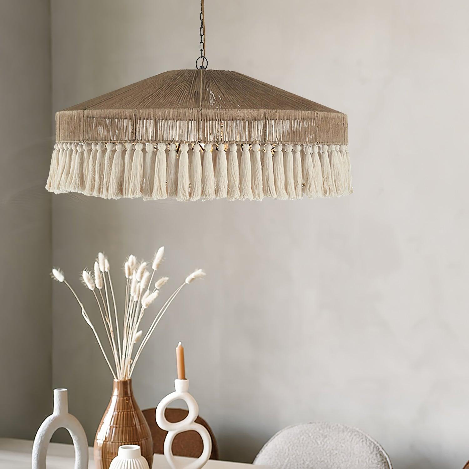 Bohemian Fringe Pendant Lamp - Lumpaz