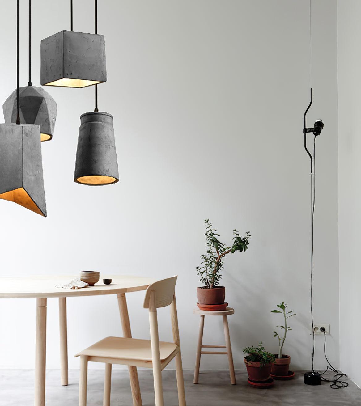 Georgia Cement Pendant Light - Lumpaz