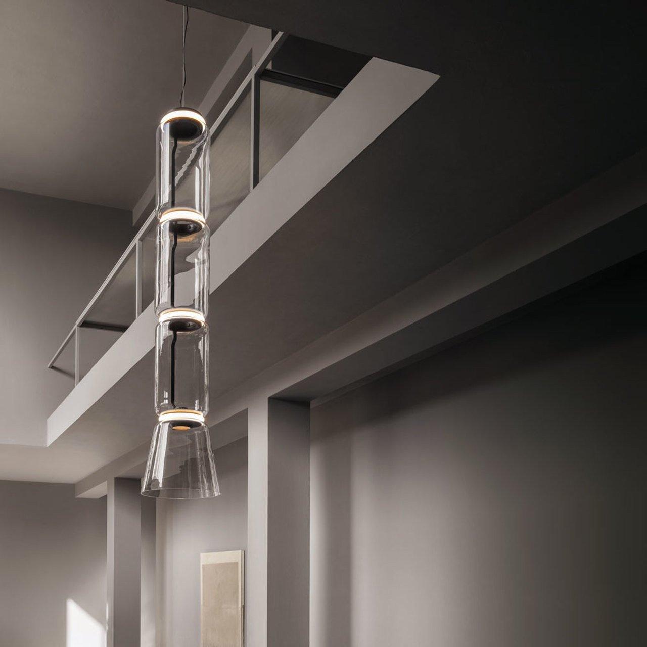 Cylindrical Glass Pendant Light - Lumpaz