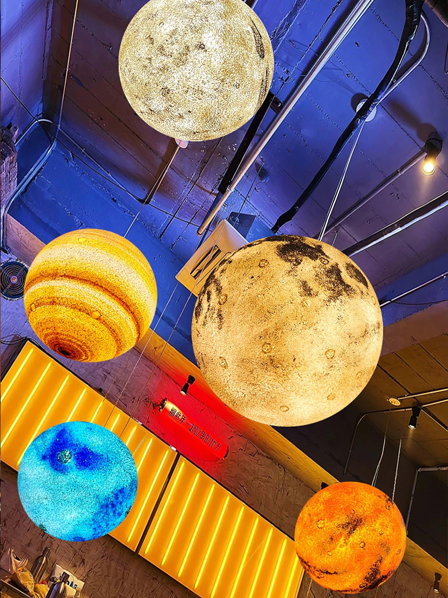 3D Planet Ball Pendant Lamp - Lumpaz