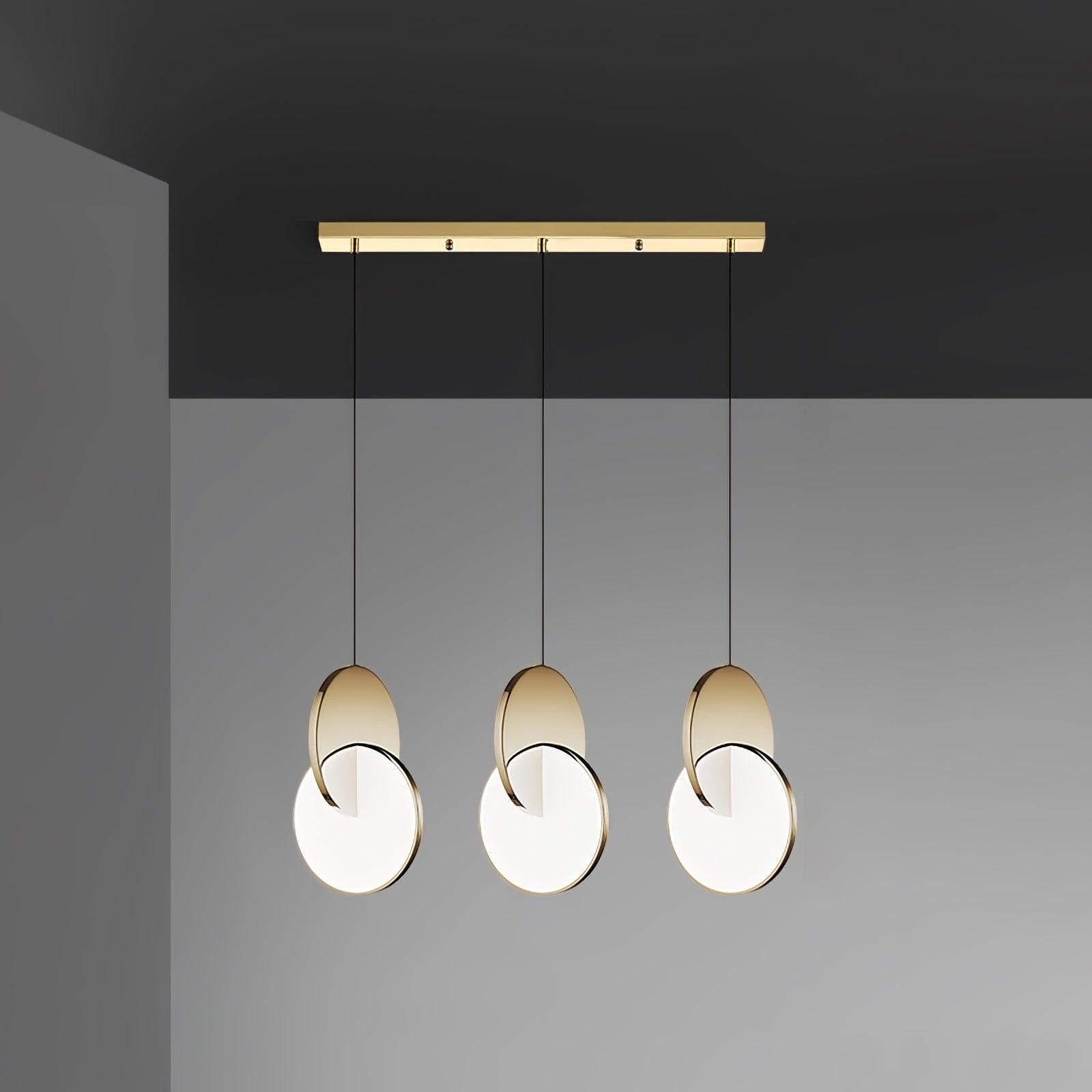 Double Disk Pendant Lamp - Lumpaz