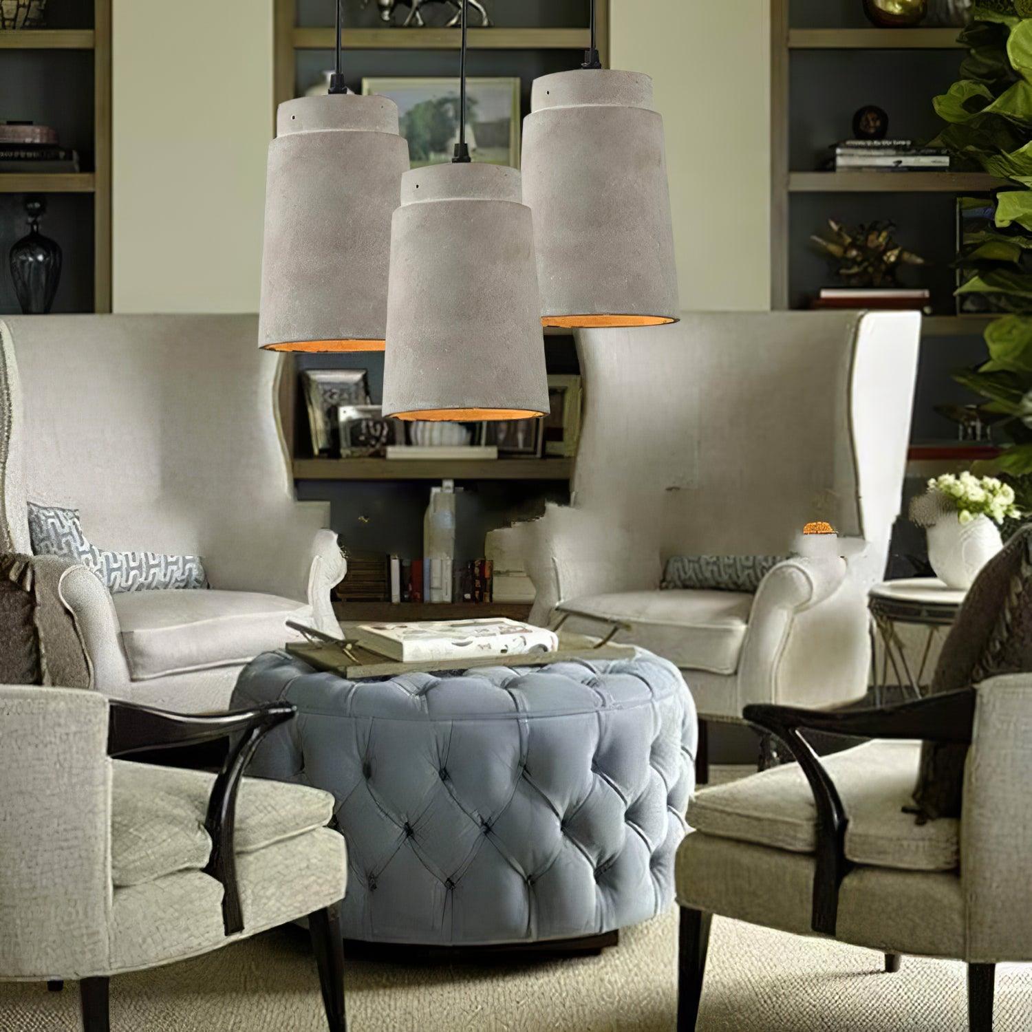 Georgia Cement Pendant Light - Lumpaz