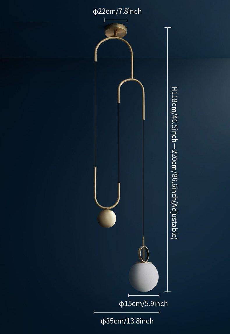 Glass Ball Pendant Lamp - Lumpaz