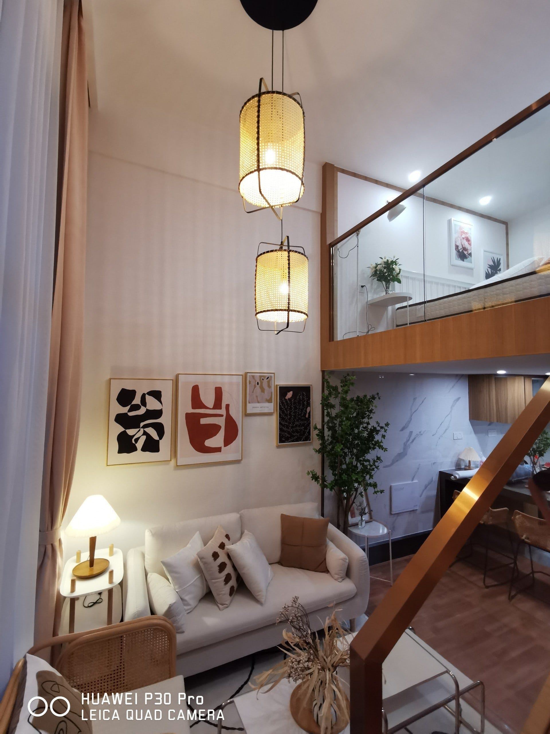 Rattan Cane Pendant Light - Lumpaz