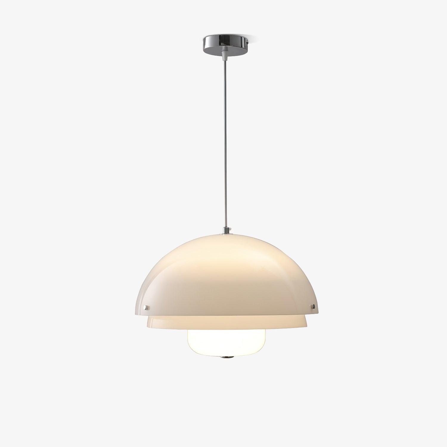Milk White Layer Pendant Lamp - Lumpaz