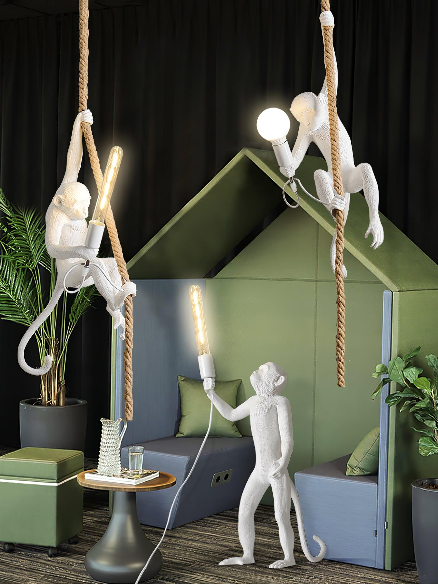 Monkey Pendant Lamp - Lumpaz