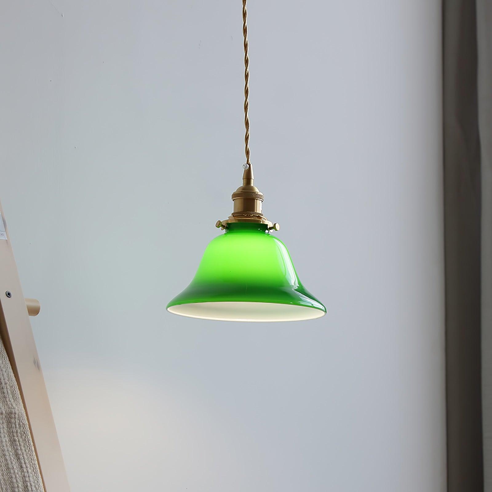 Green Bell Pendant Light - Lumpaz