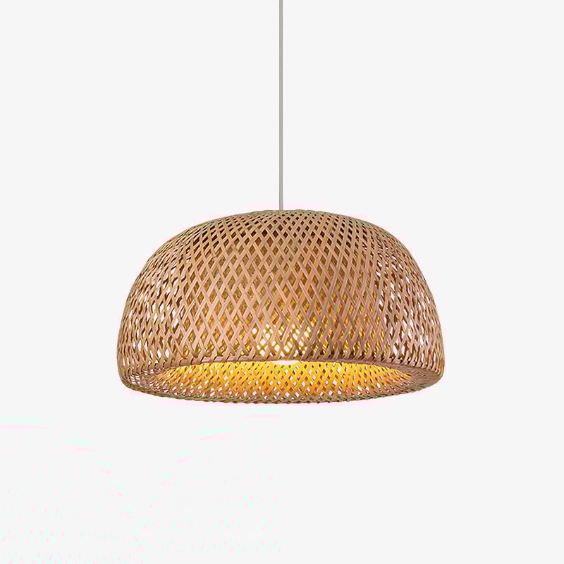 Bamboo Braided Pendant Lamp - Lumpaz