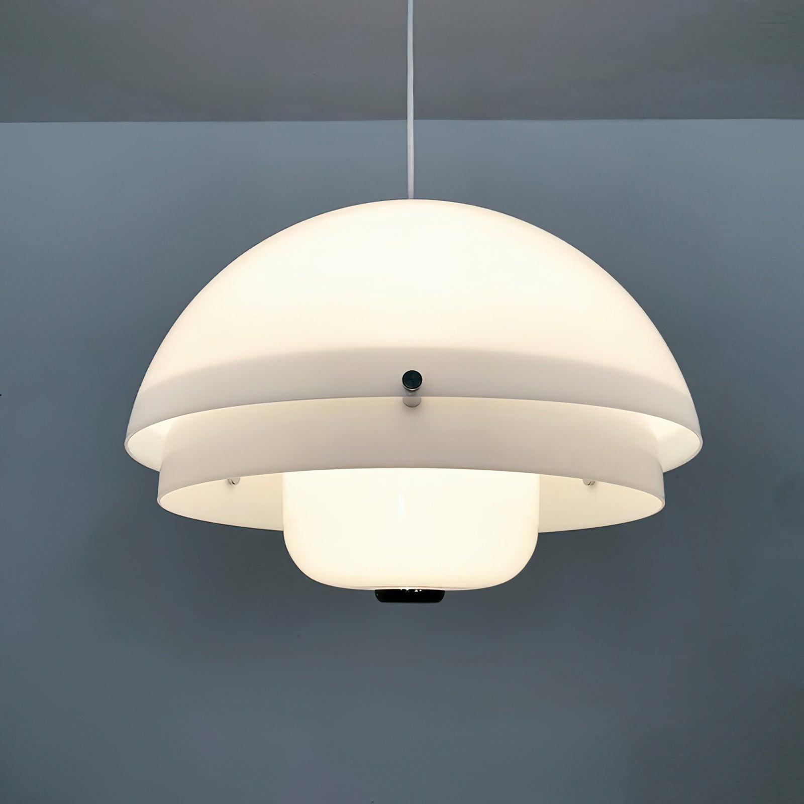 Milk White Layer Pendant Lamp - Lumpaz