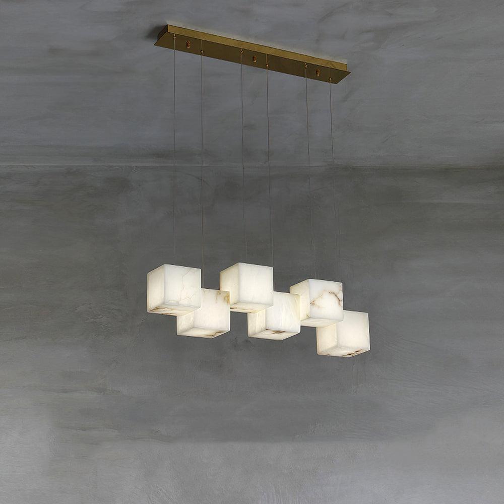 Alabaster Box Pendant Light - Lumpaz