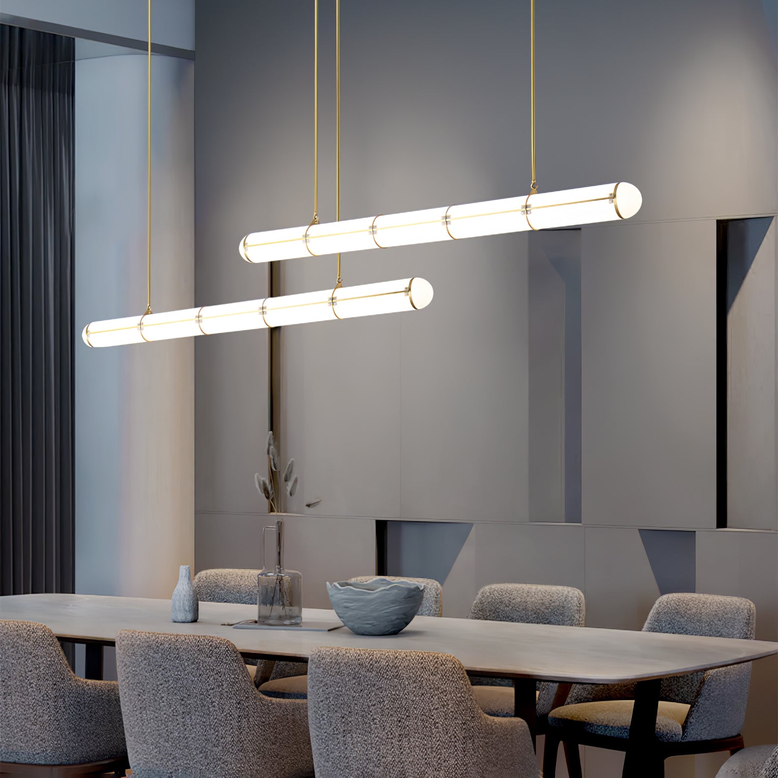 Cylindrical Endless Pendant Light - Lumpaz