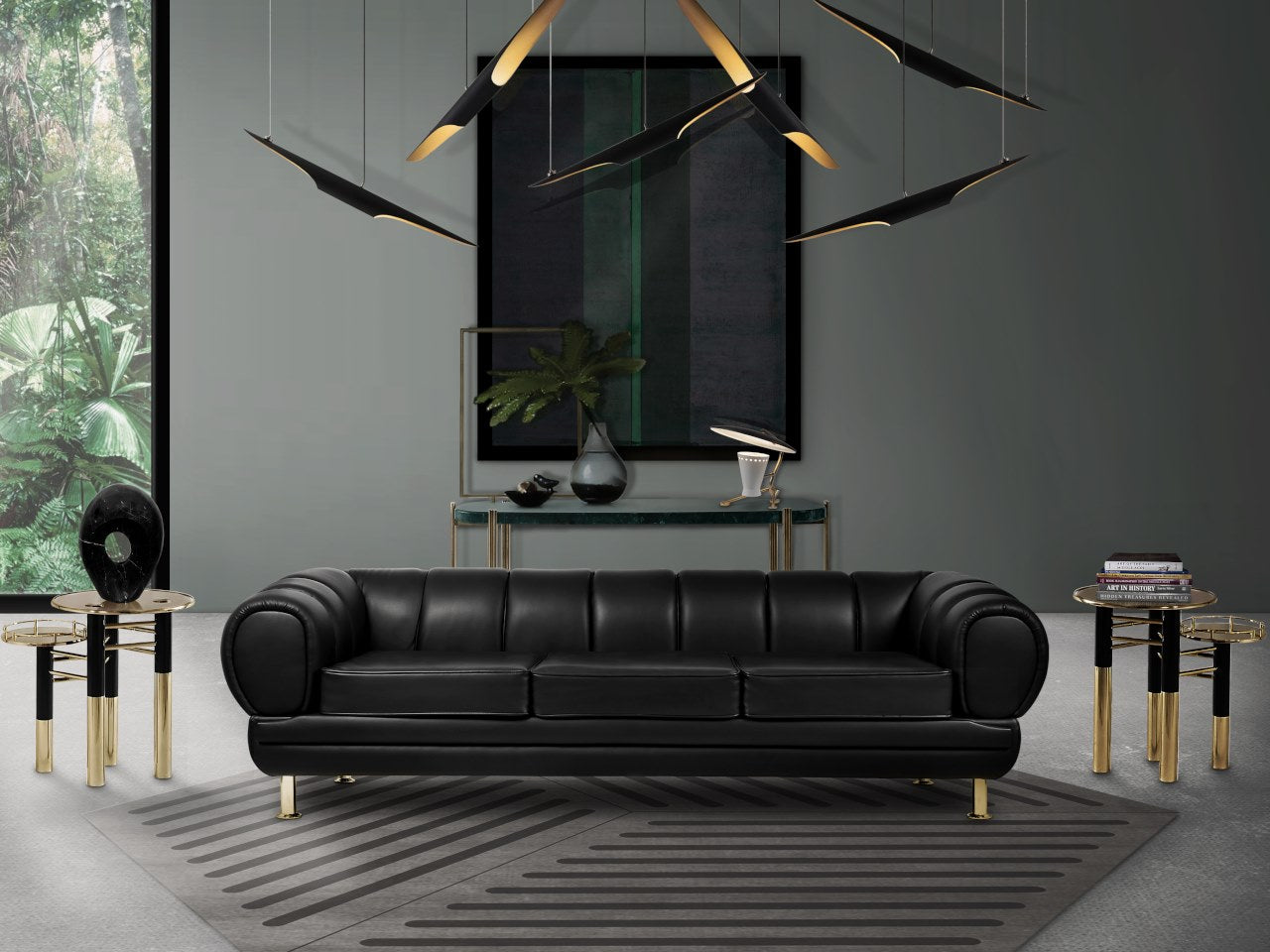 Coltrane Pipe Pendant Lights - Lumpaz