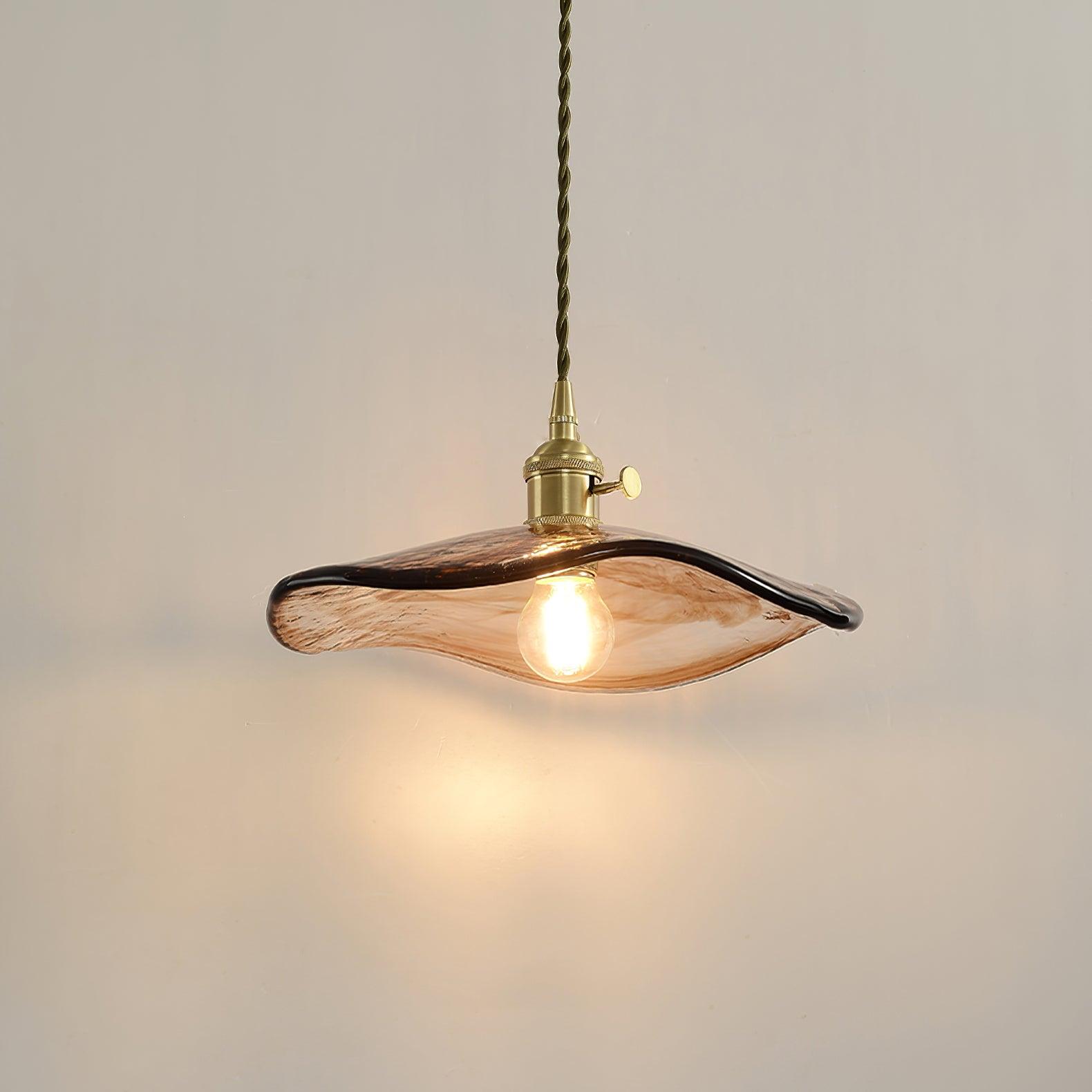 Flower Petal Glass Pendant Light - Lumpaz