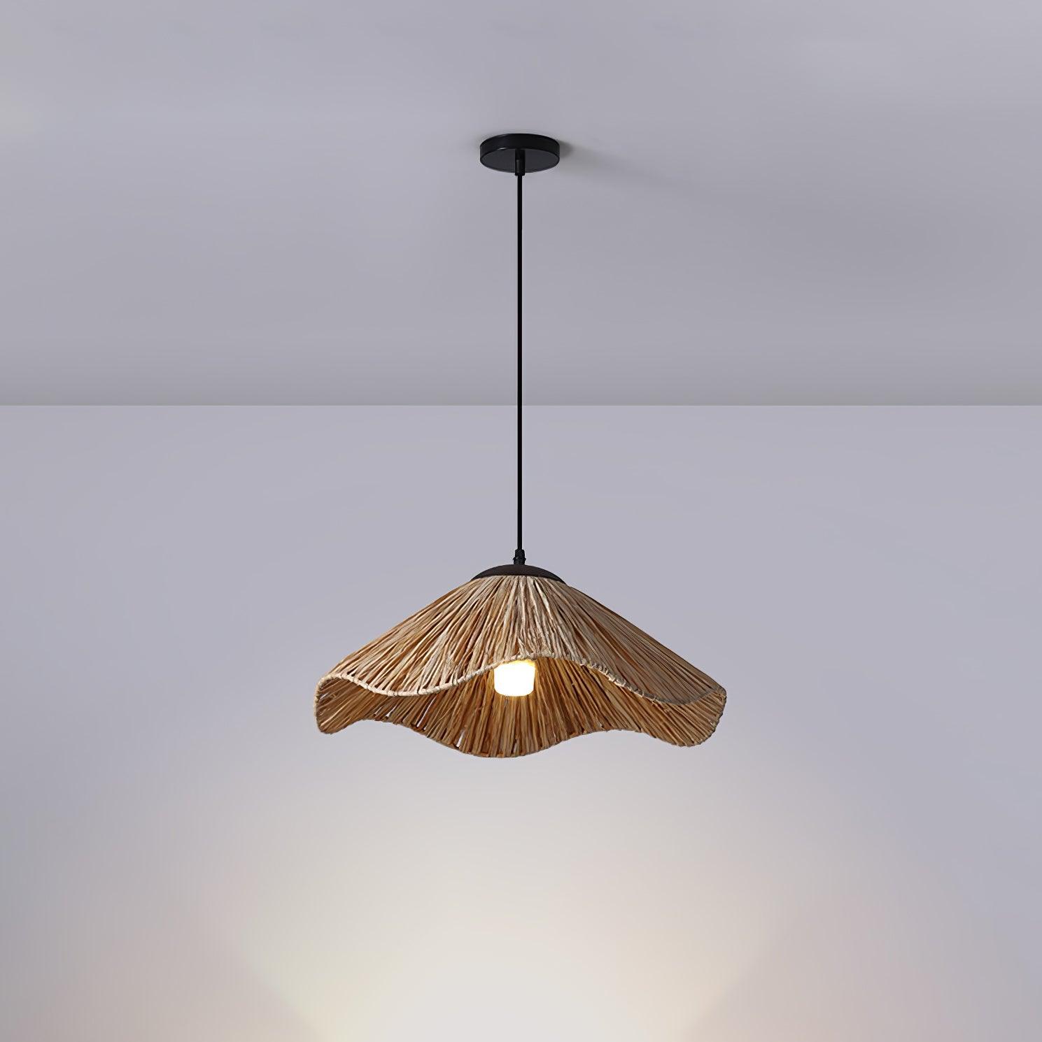 Straw Weaving Pendant Lamp - Lumpaz