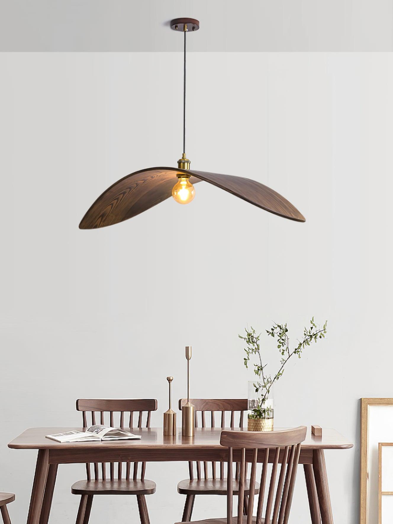 Curve Wooden Pendant Lamp - Lumpaz