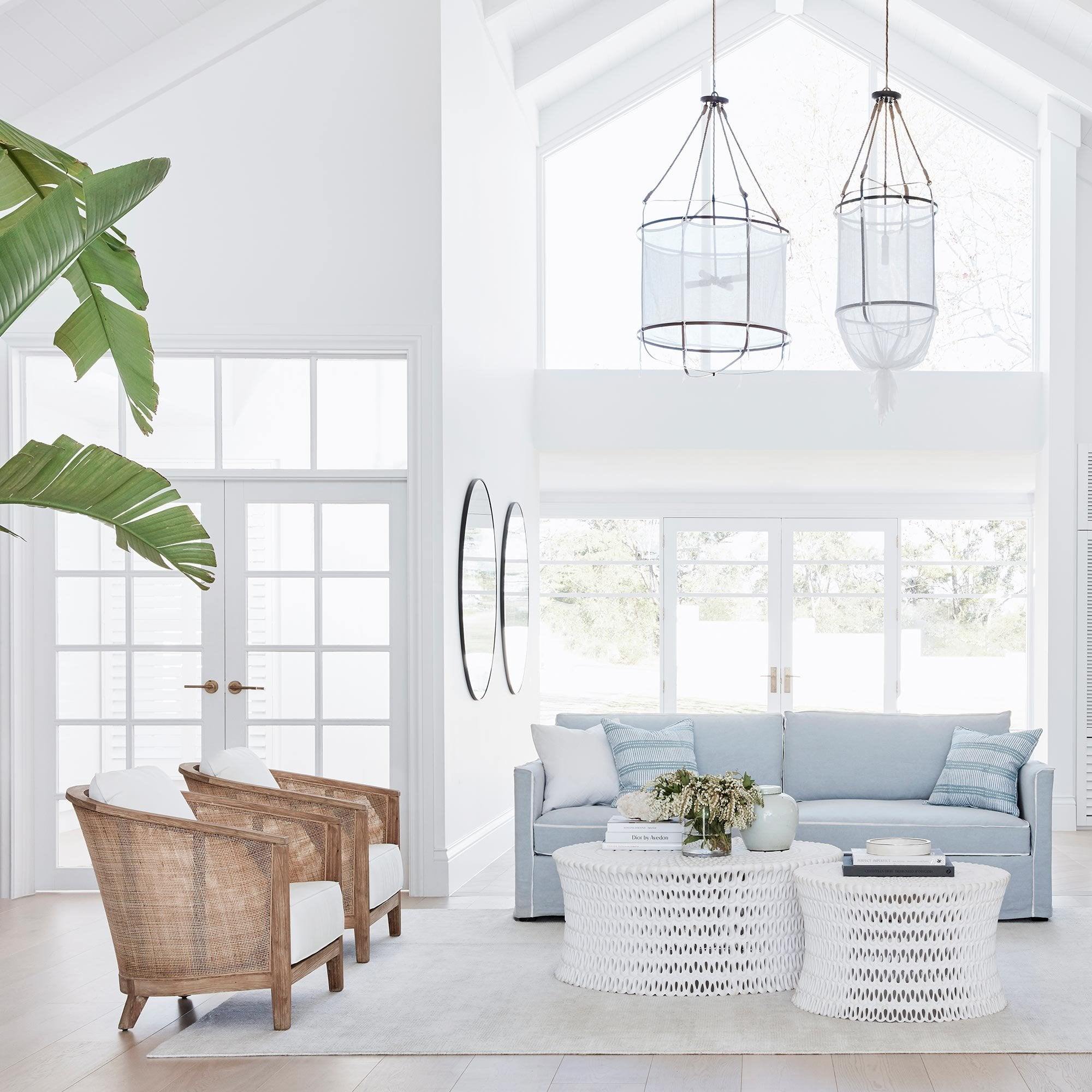 Provence Linen Pendant Light - Lumpaz