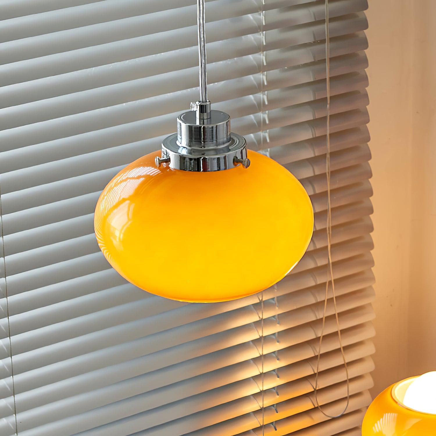 Oval Persimmon Pendant Light - Lumpaz