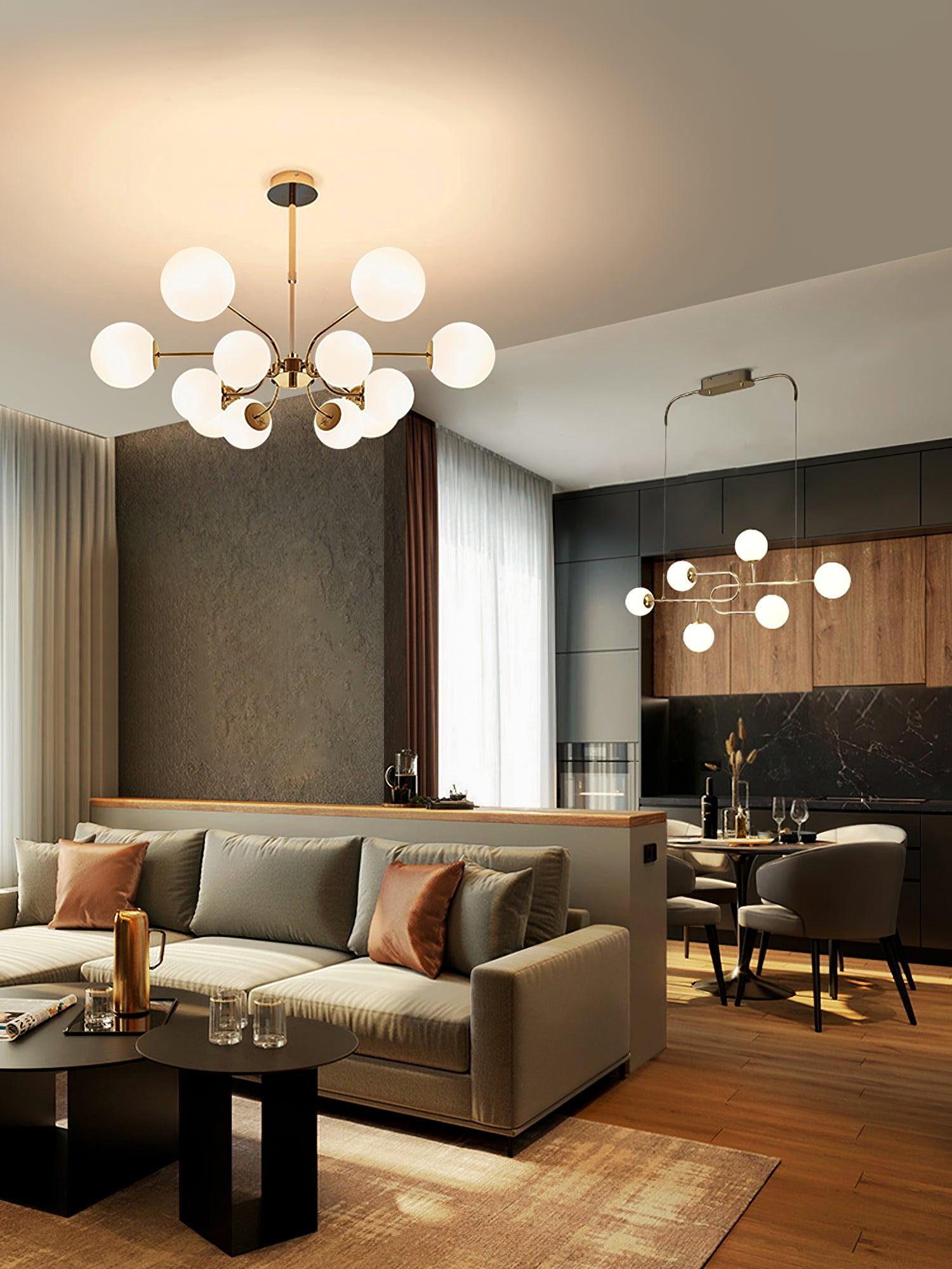 Arc Globe Escalante Chandelier - Lumpaz