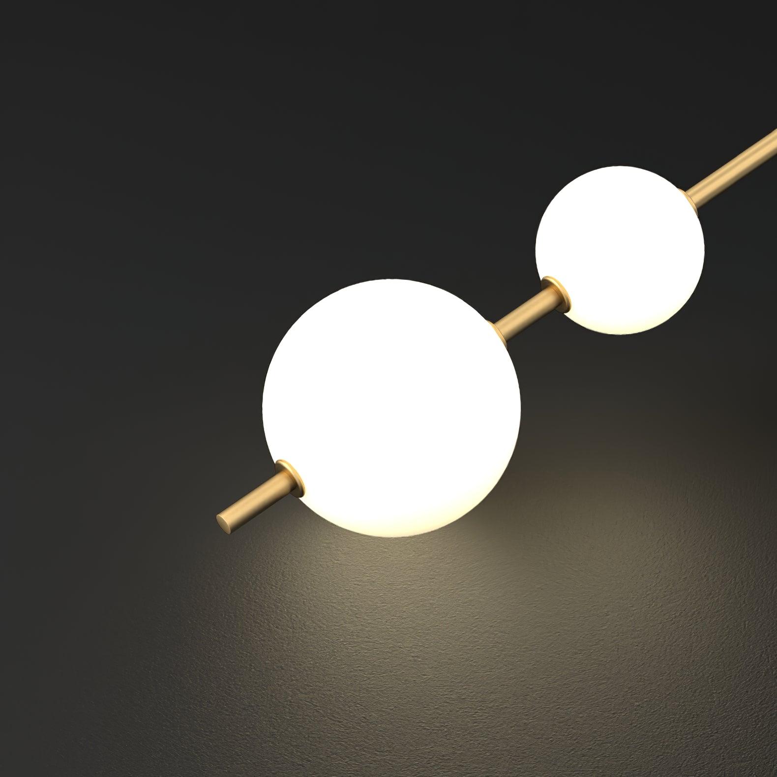 Vertical Globe Pendant Lamp - Lumpaz