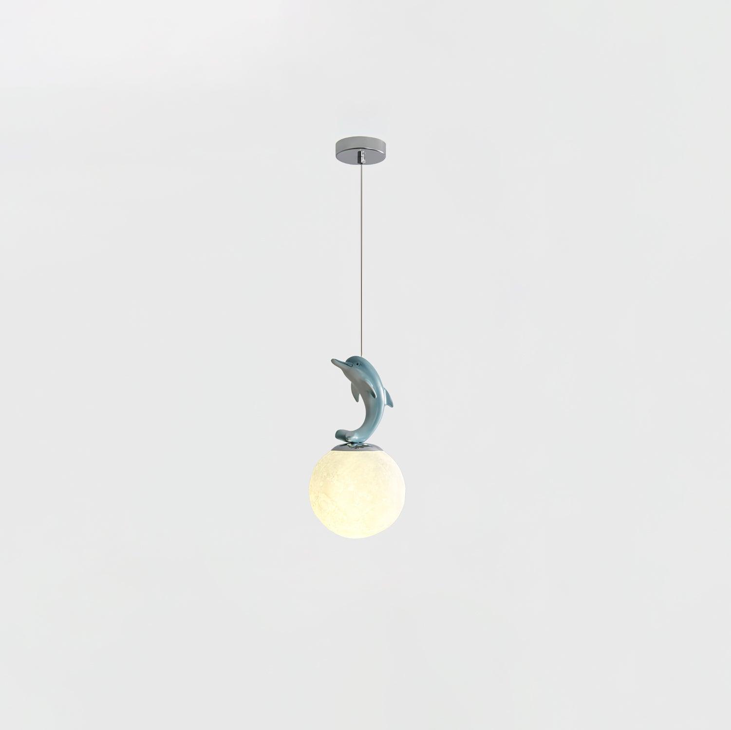 Animal And Moon Pendant Light - Lumpaz