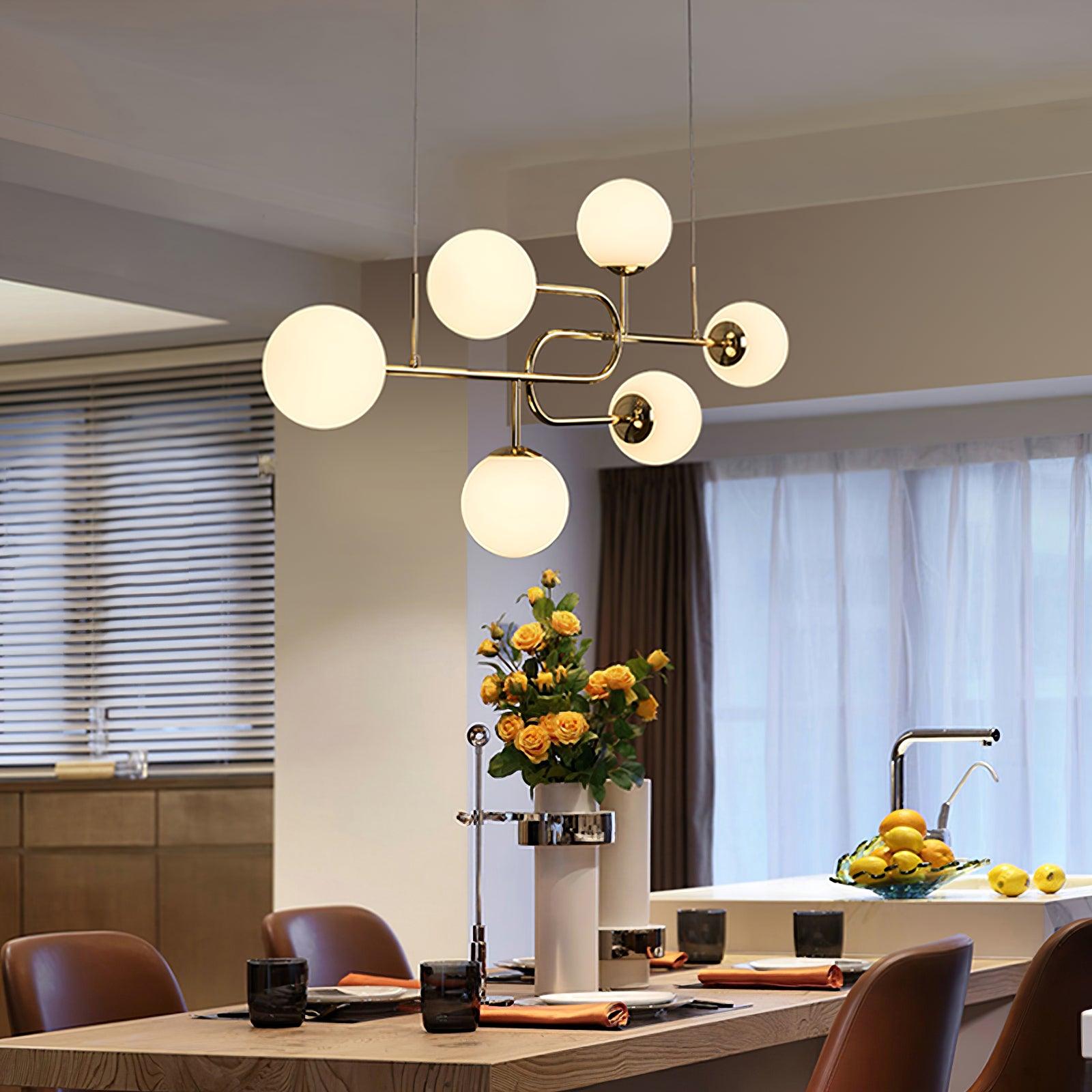 Arc Globe Escalante Chandelier - Lumpaz