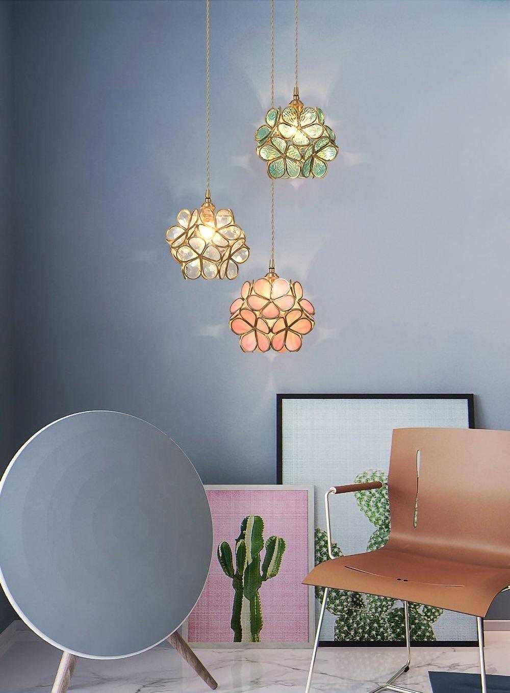 Glass Petal Pendant Light - Lumpaz