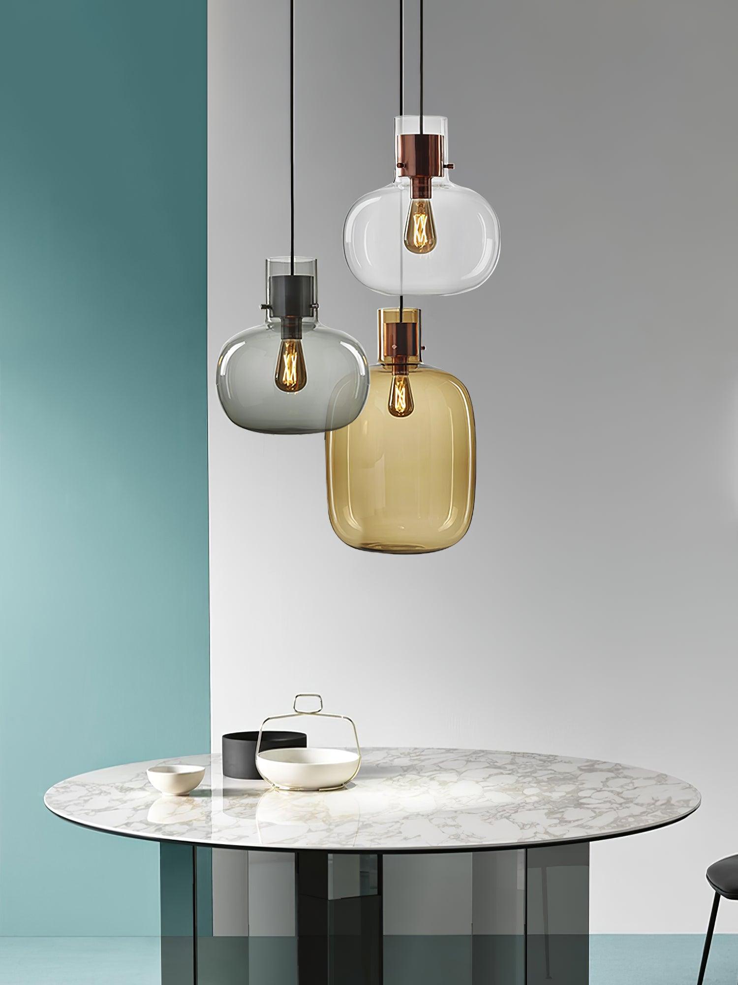 Cambre Glass Pendant Light - Lumpaz