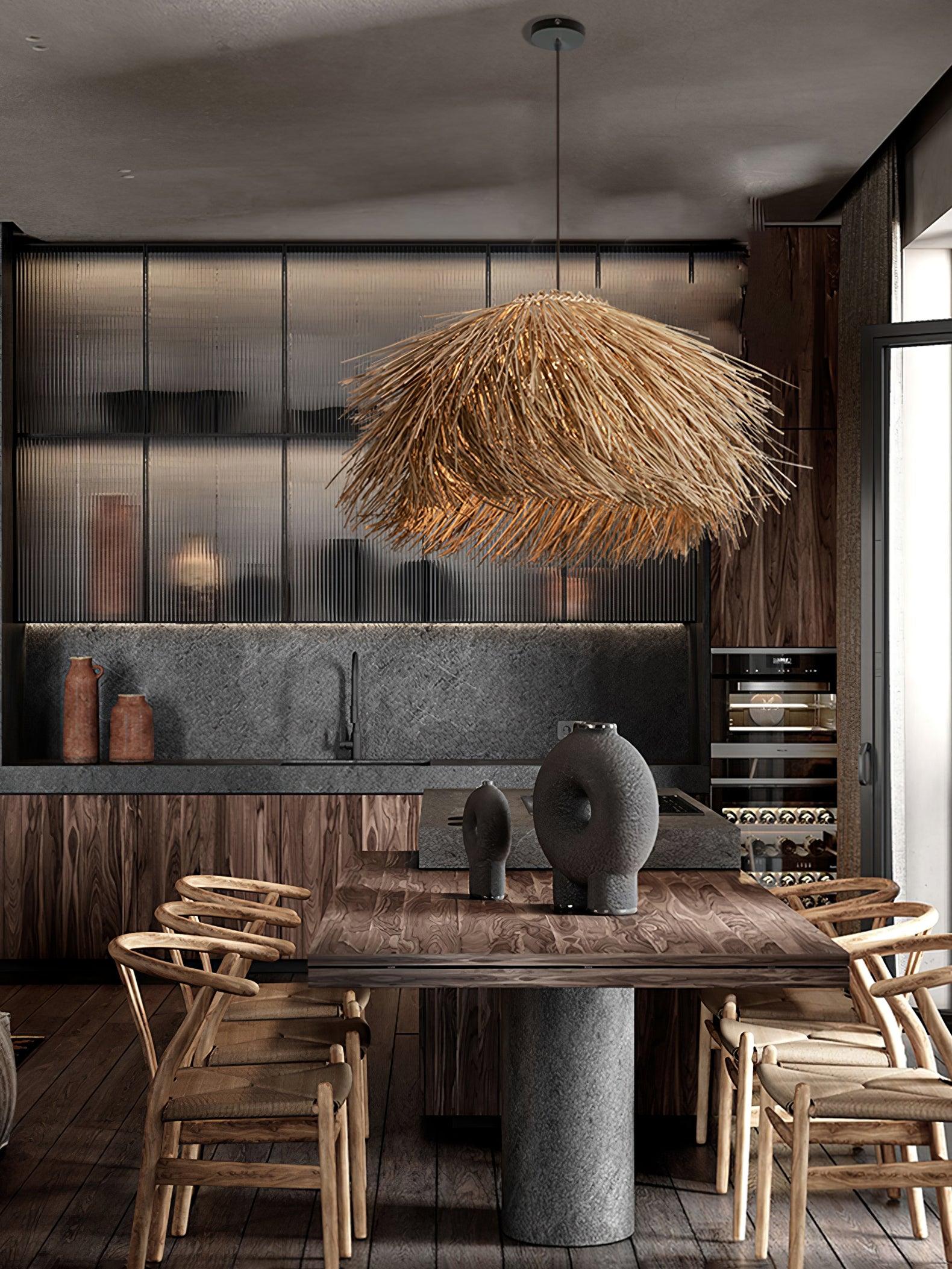 Hues Wicker Pendant Lamp - Lumpaz