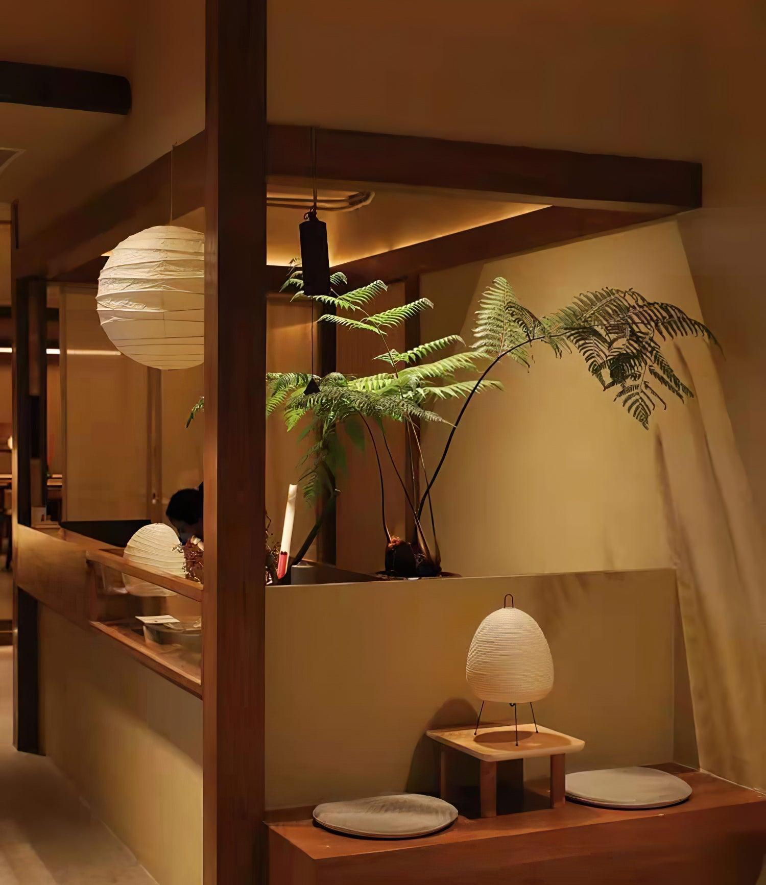 Washi Paper Pendant Lamp - Lumpaz