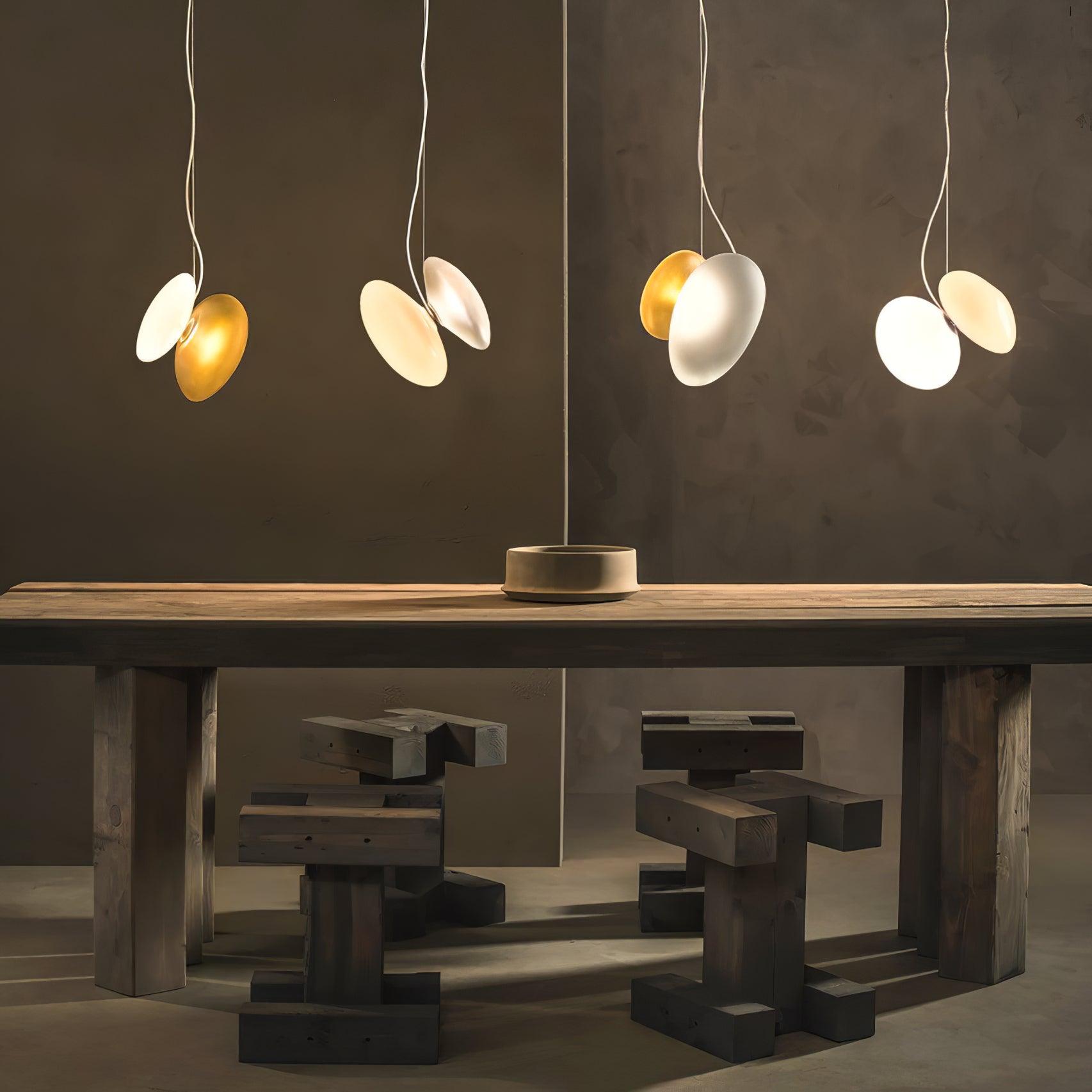 Translucent Frosted Glass Pendant Light - Lumpaz