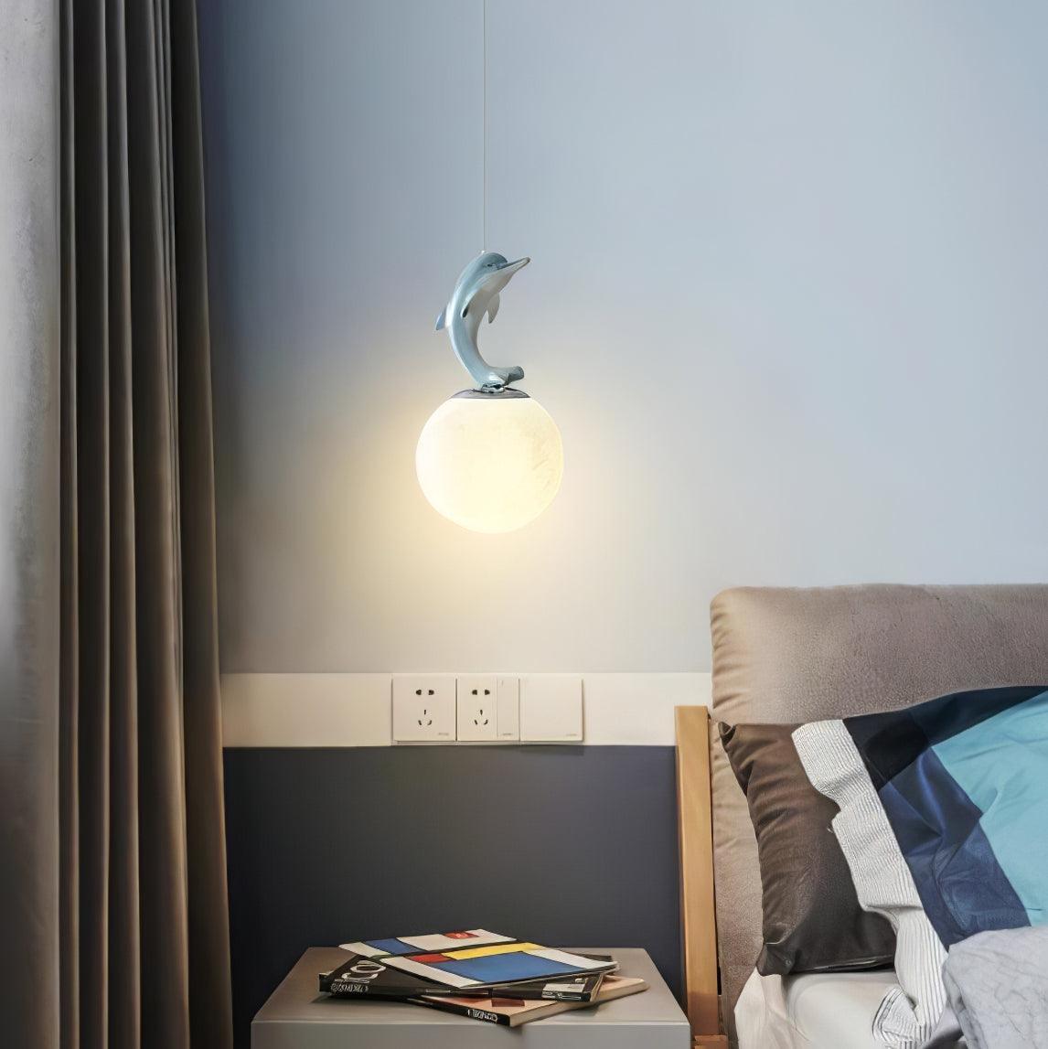 Animal And Moon Pendant Light - Lumpaz