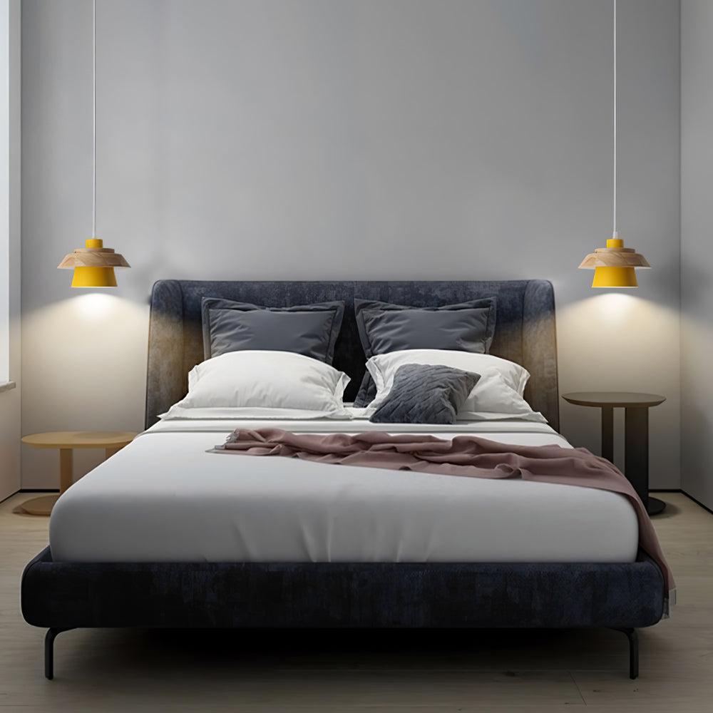 Stone Wood Pendant Lamp - Lumpaz