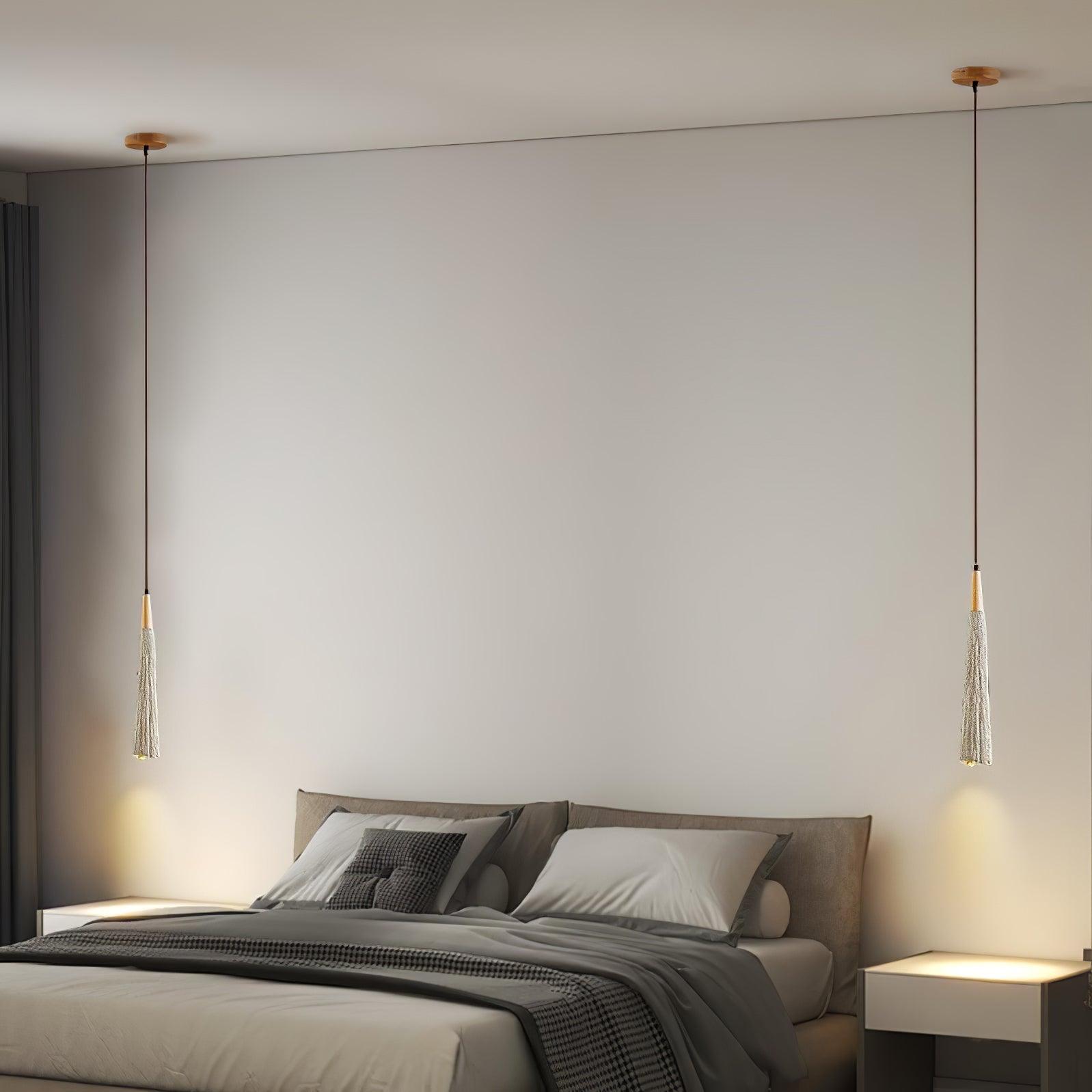 Concrete Pleated Pendant Lamp - Lumpaz