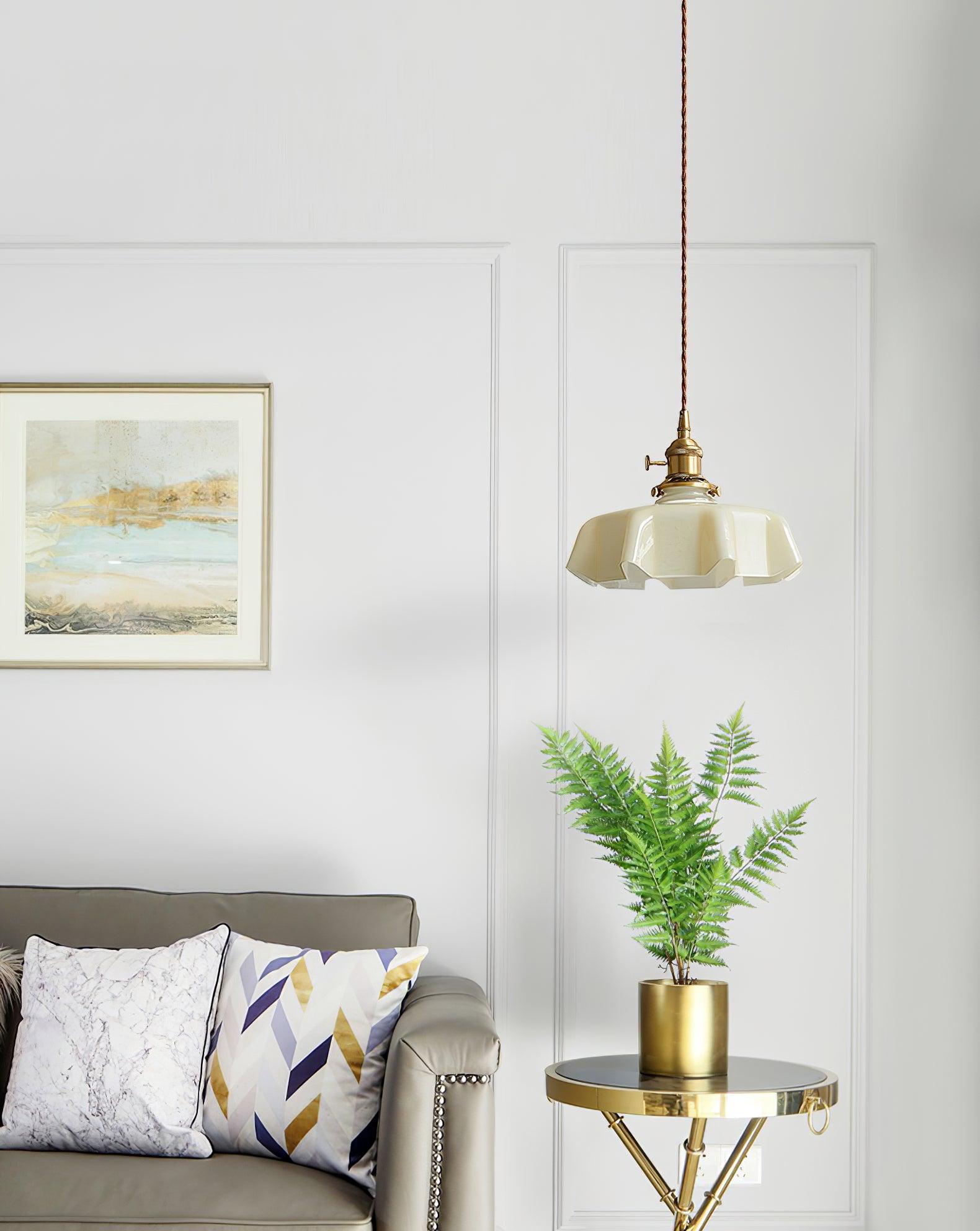 French Flower Pendant Light - Lumpaz