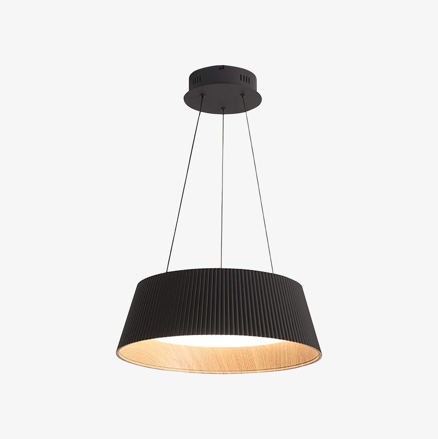 Modern Ribbed Pendant Light - Lumpaz