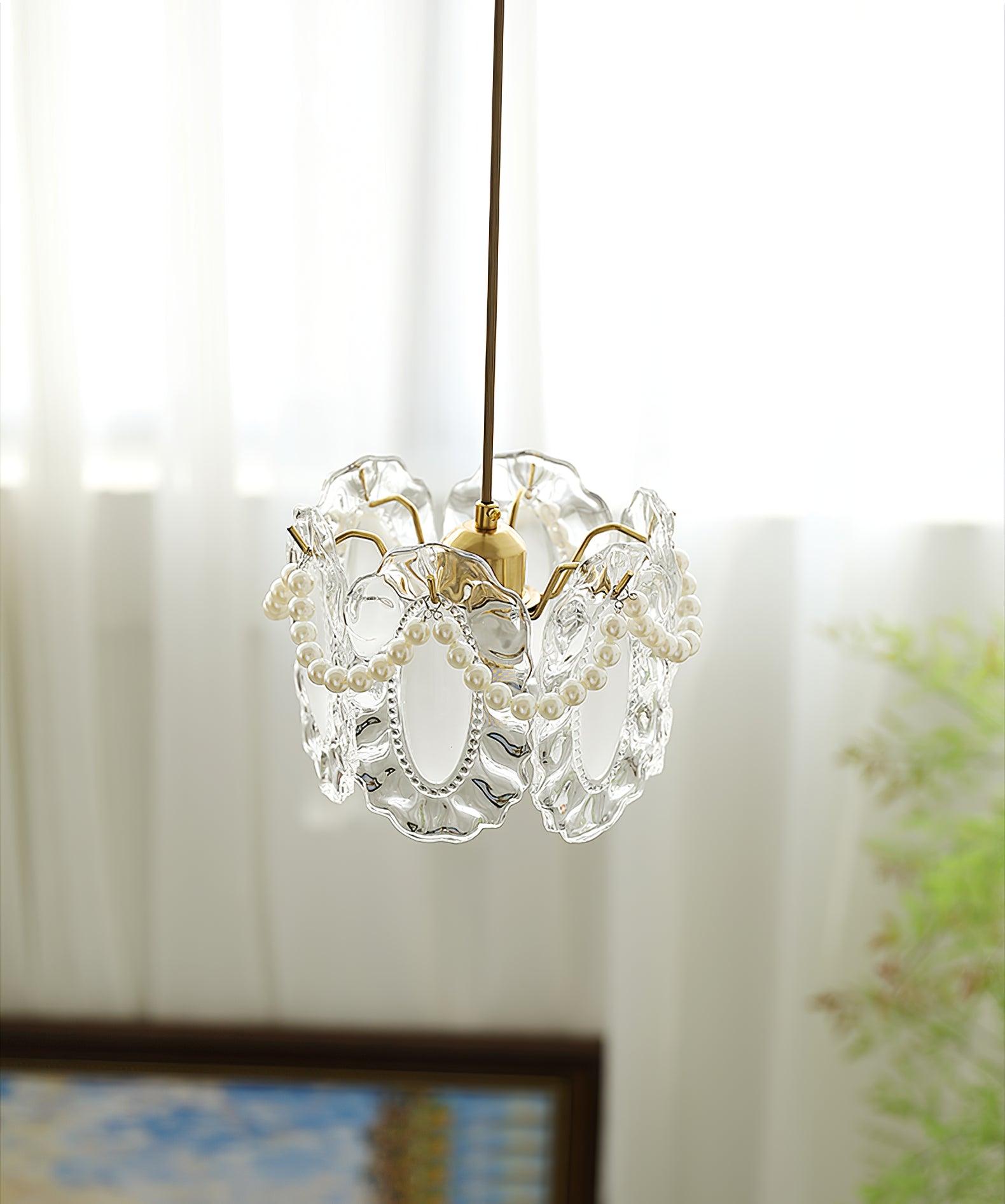 Floral Glass Pendant Lamp - Lumpaz