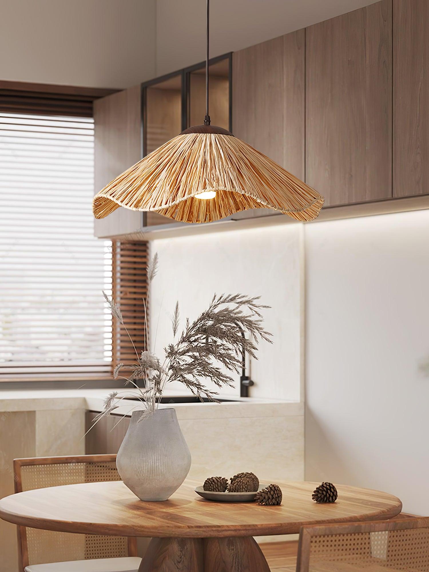 Straw Weaving Pendant Lamp - Lumpaz