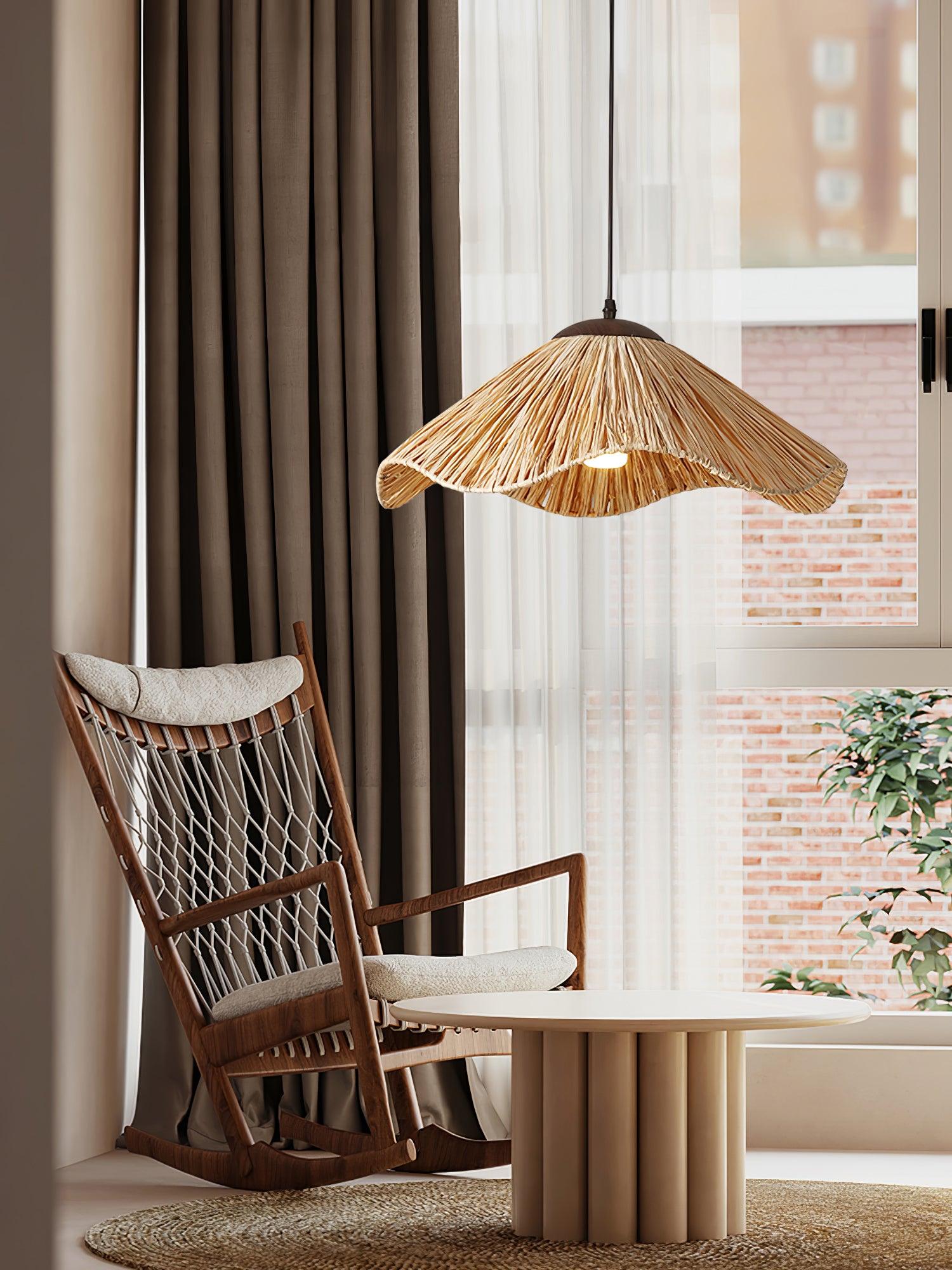 Straw Weaving Pendant Lamp - Lumpaz