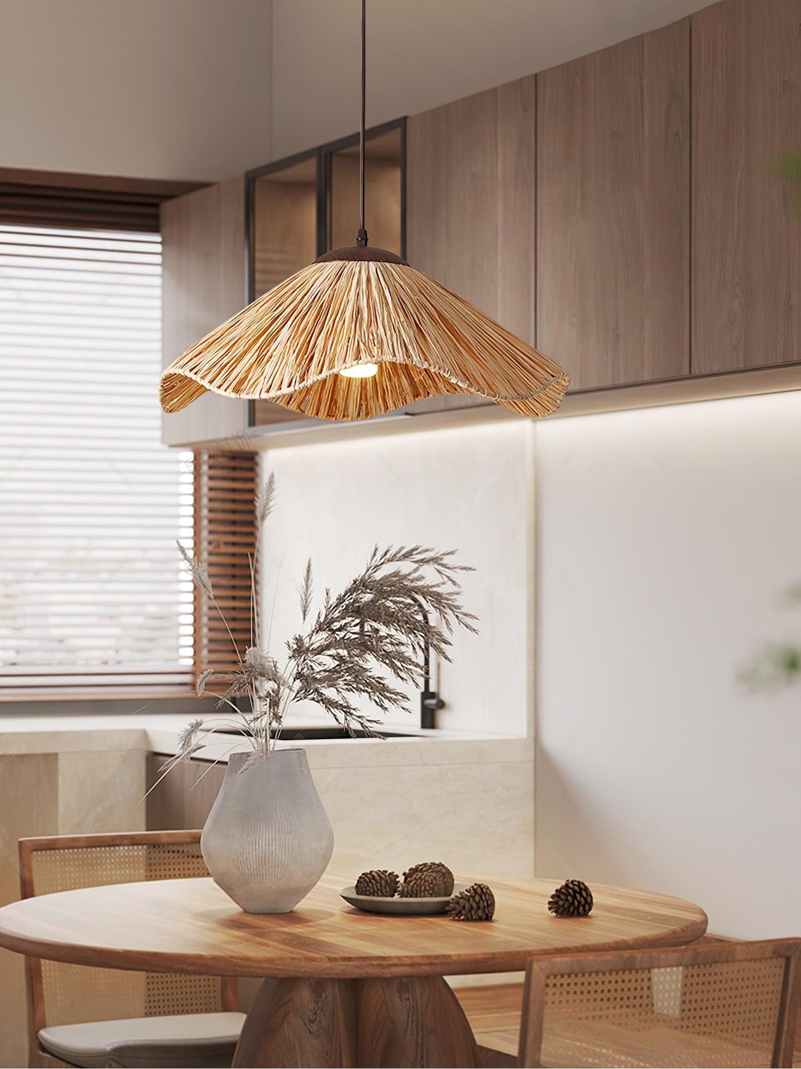 Straw Weaving Pendant Lamp - Lumpaz
