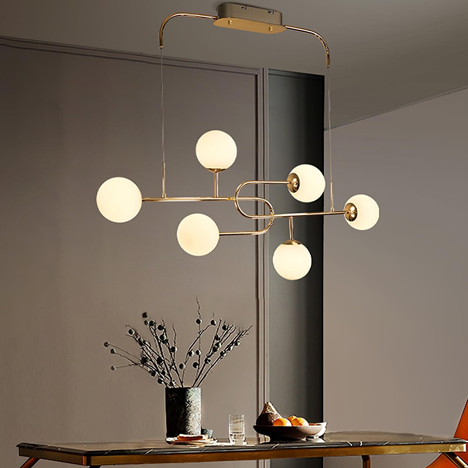 Arc Globe Escalante Chandelier - Lumpaz