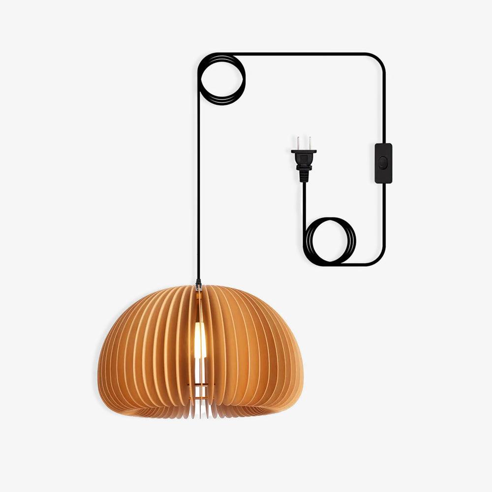 Wooden Pumpkin Swag Lights - Lumpaz