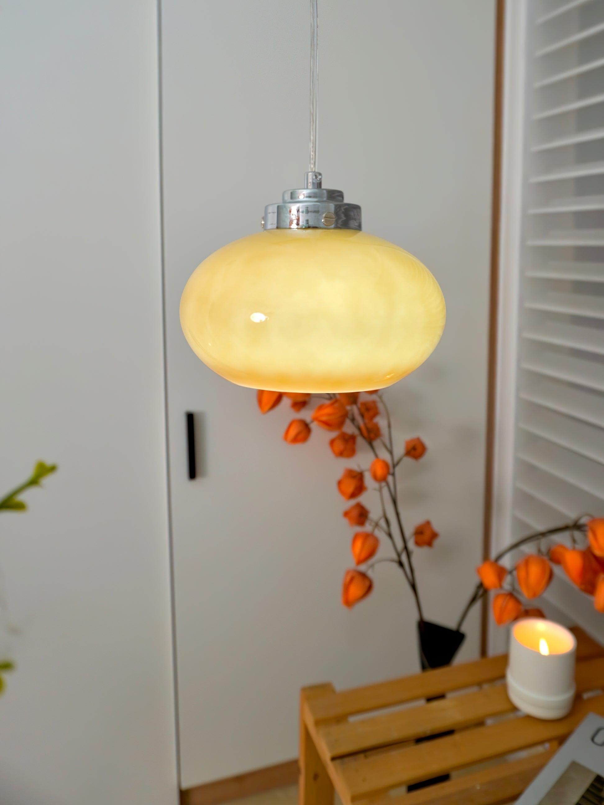 Oval Persimmon Pendant Light - Lumpaz