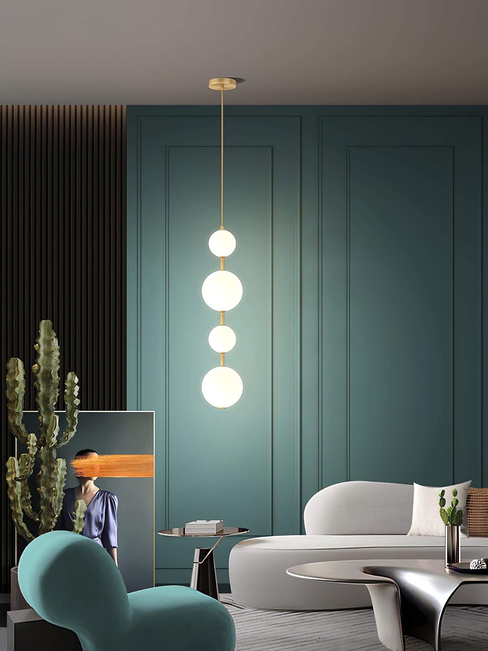 Vertical Globe Pendant Lamp - Lumpaz