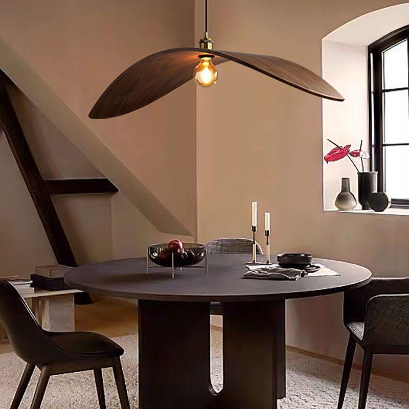Curve Wooden Pendant Lamp - Lumpaz