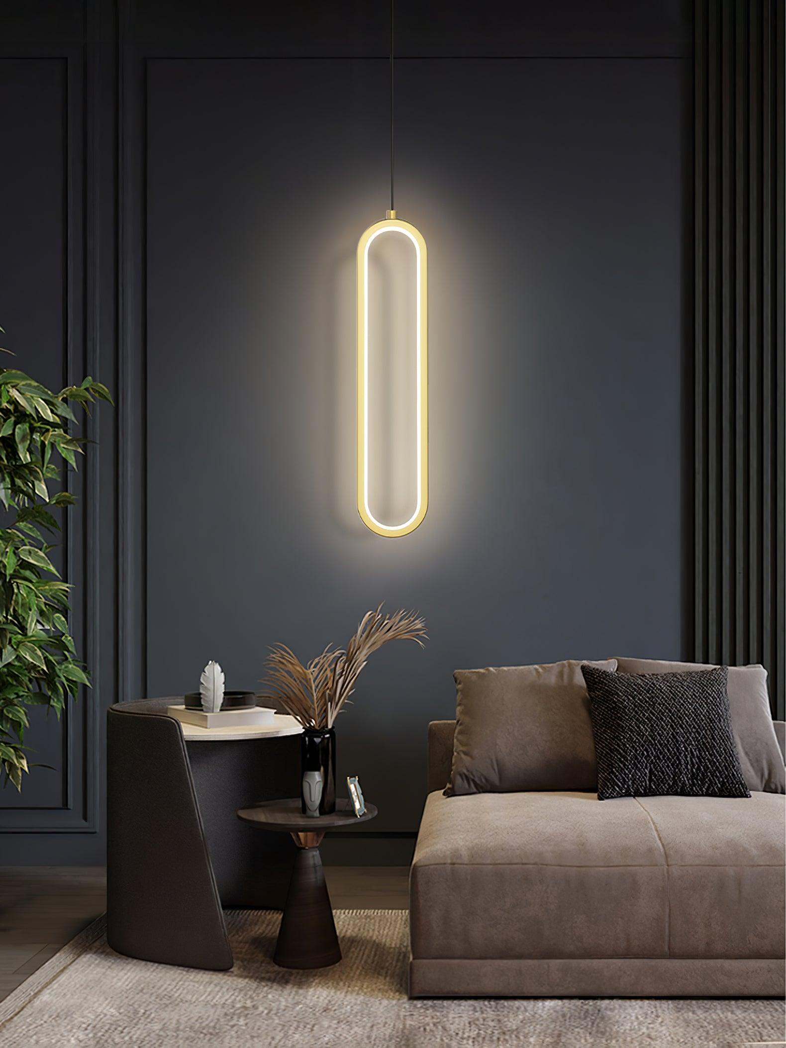 Long Oval LED Pendant Lamp - Lumpaz