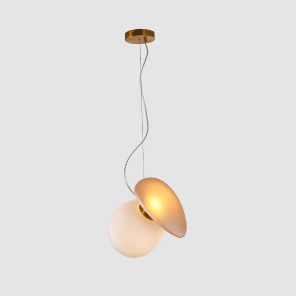 Translucent Frosted Glass Pendant Light - Lumpaz