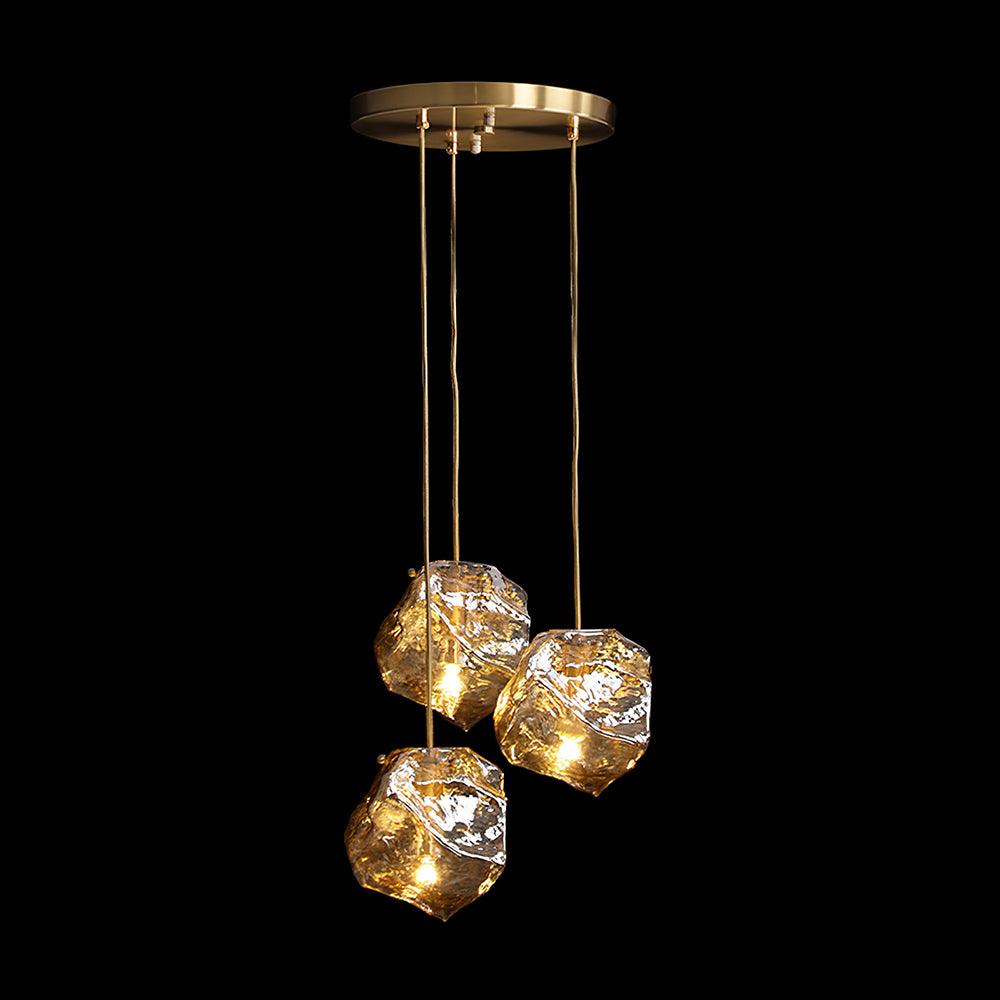 Illyria Ice Glass Pendant Lamp - Lumpaz